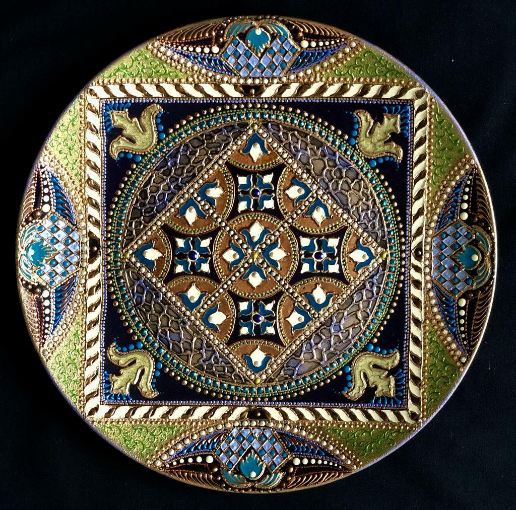 Тарелка декоративная Eventing of Andalusia