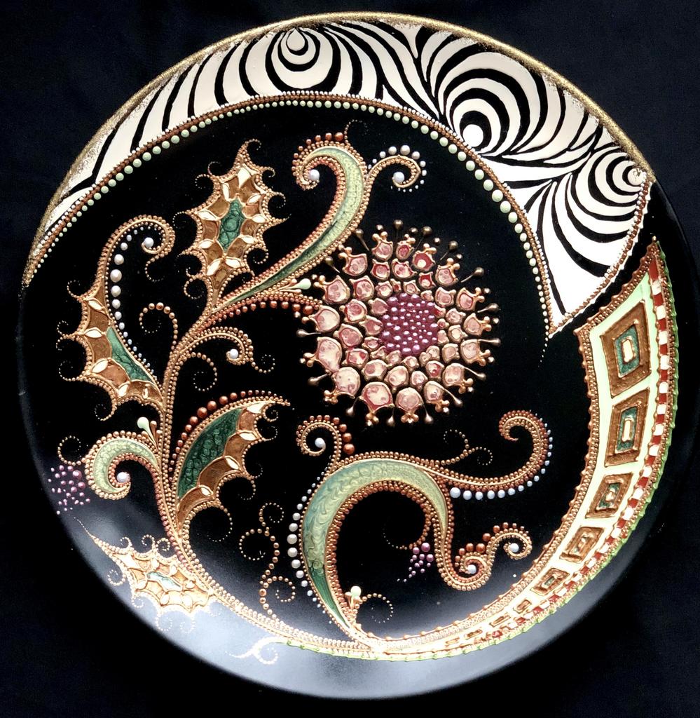 Тарелка декоративная Star thistle