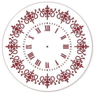 Трафарет Циферблат 02  D30 см