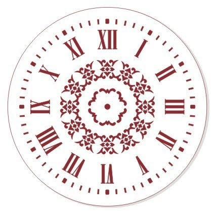 Трафарет Циферблат 03  D25 см