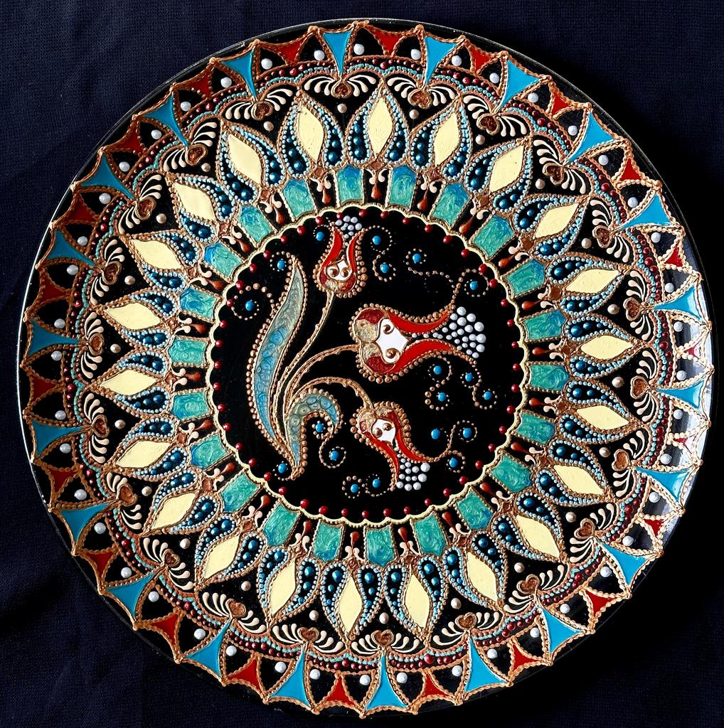 Тарелка декоративная Турецкий тюльпан