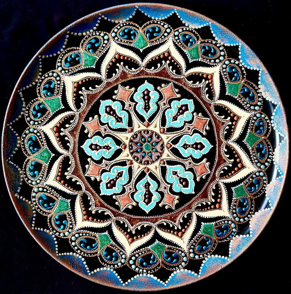 Тарелка декоративная из серии "Bolieuro"