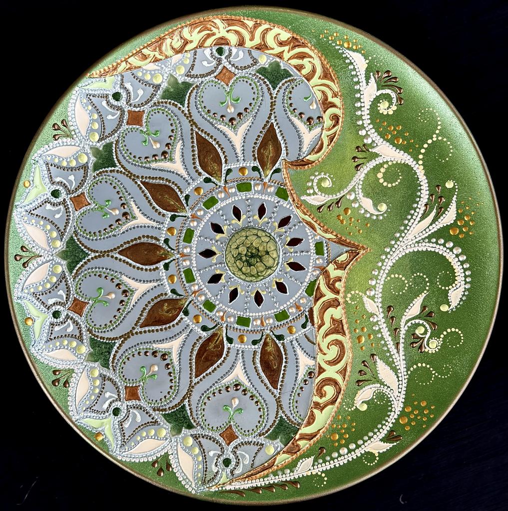 Тарелка декоративная из серии "Лесное эхо"