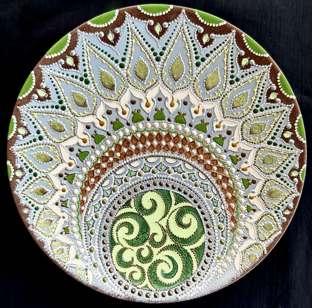 Тарелка декоративная из серии "Лесное эхо"