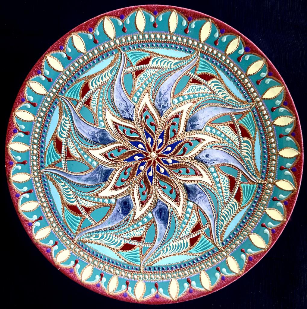 Тарелка Ashwani Mandala (25 см)
