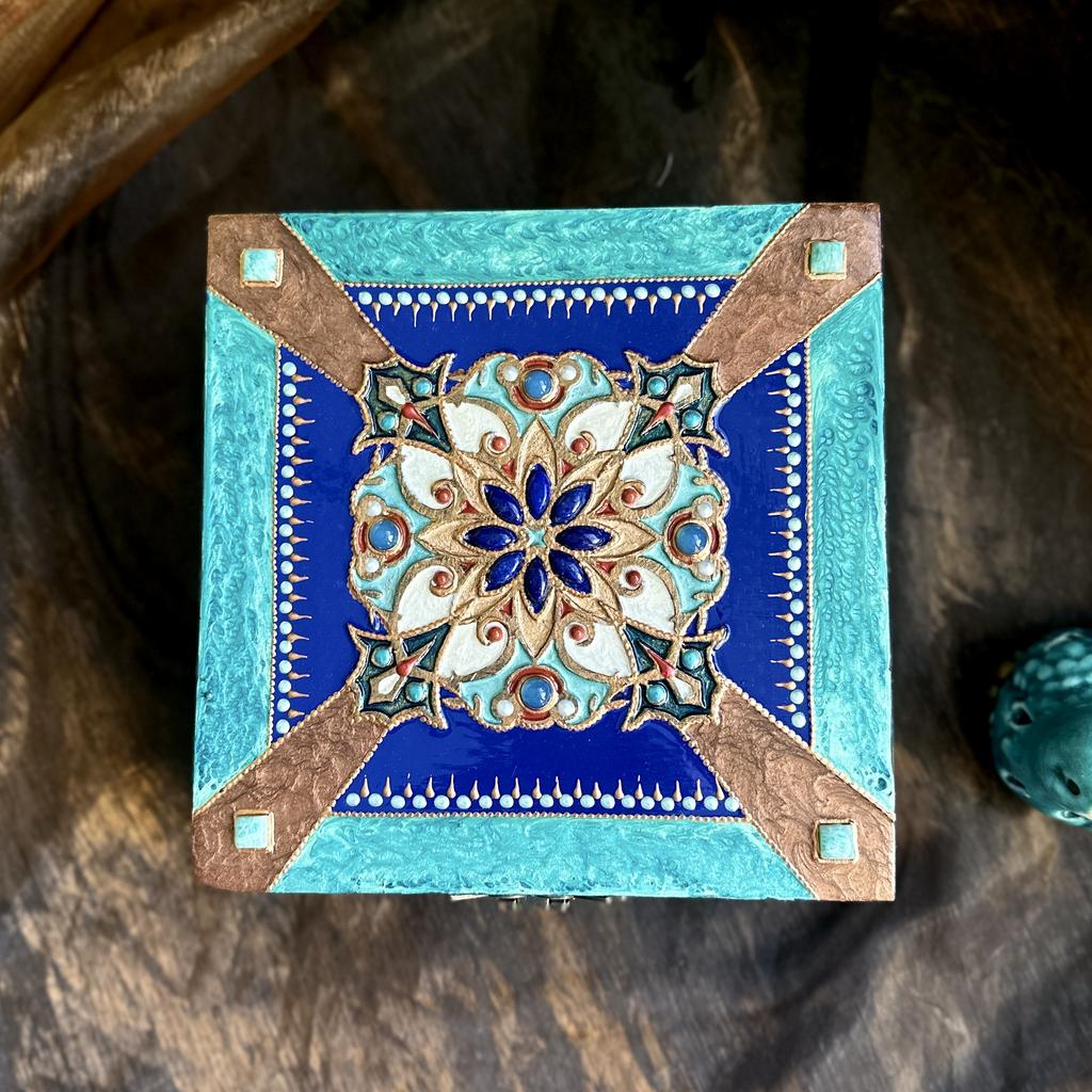 Шкатулка декоративная Лазурный берег