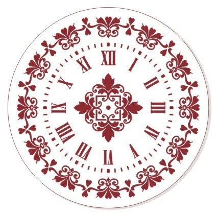 Трафарет  Круглый, циферблат. 25см