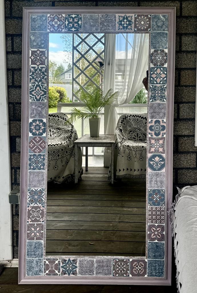 Зеркало интерьерное Розовое облако