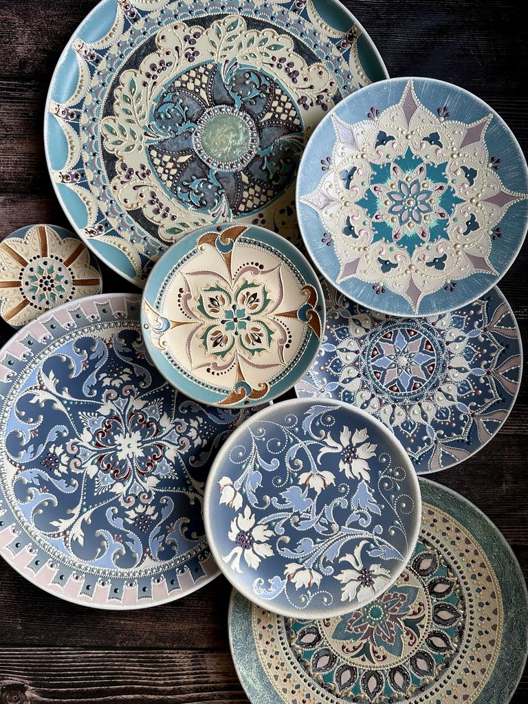 Коллекция тарелок 7 штук
