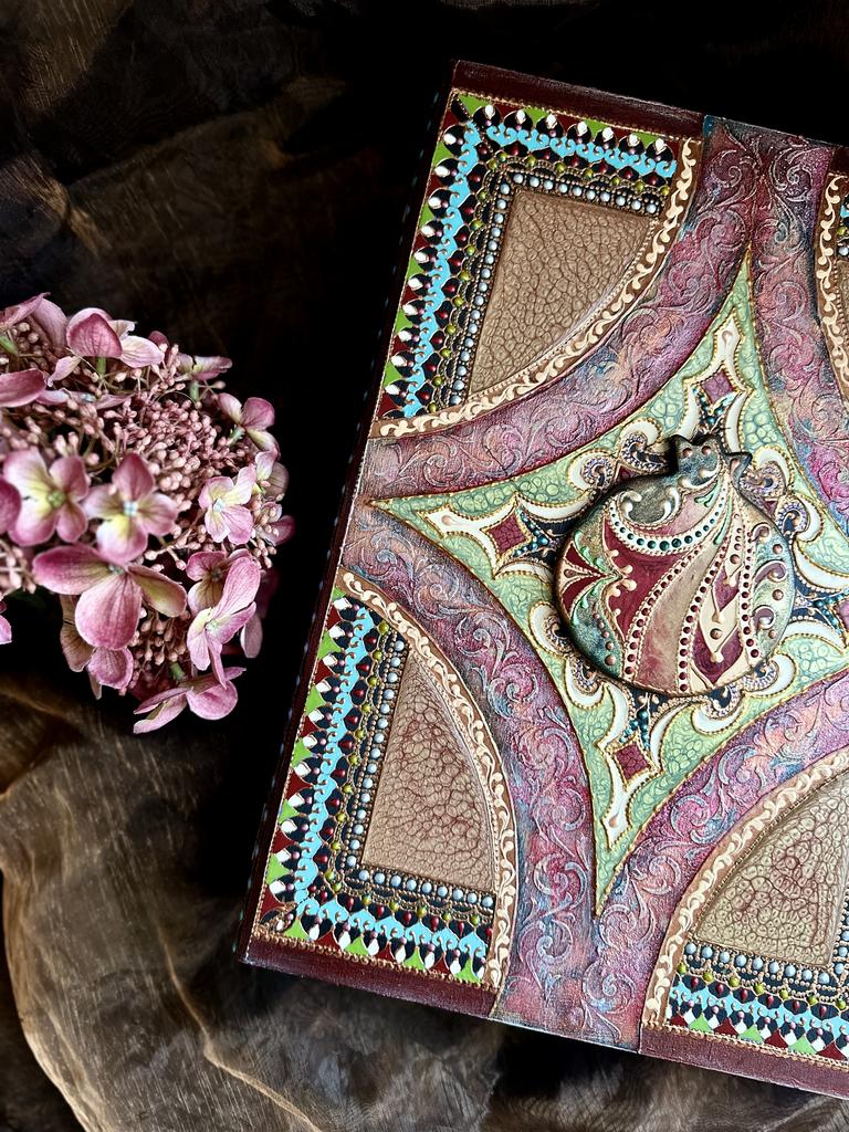 Шкатулка декоративная Гранатовый блюз