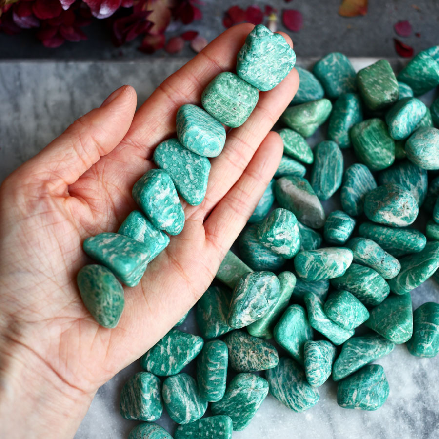 Галтовка амазонита