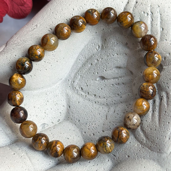 Браслет Желтый Питерсит (Петерсит)