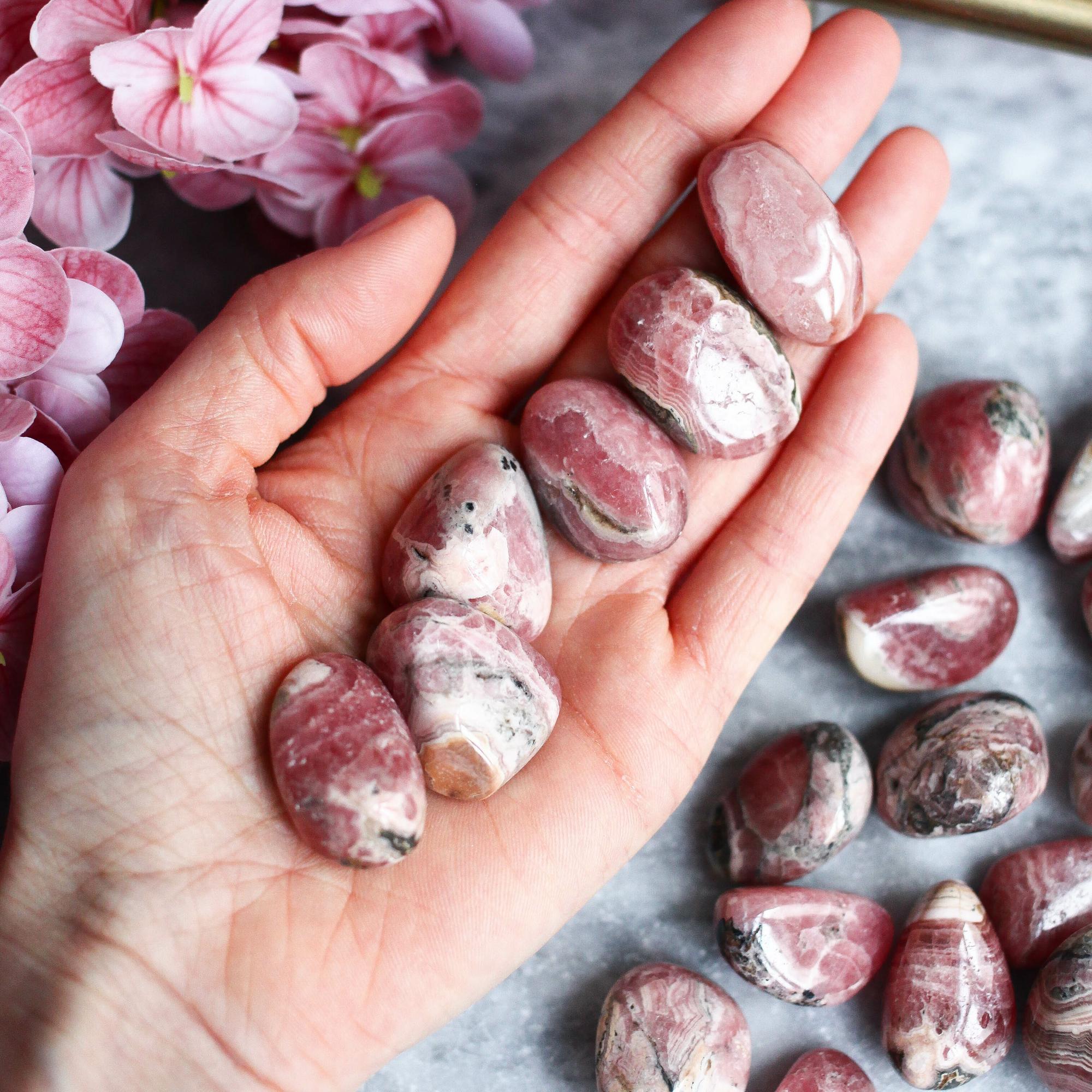 Галтовка родохрозита