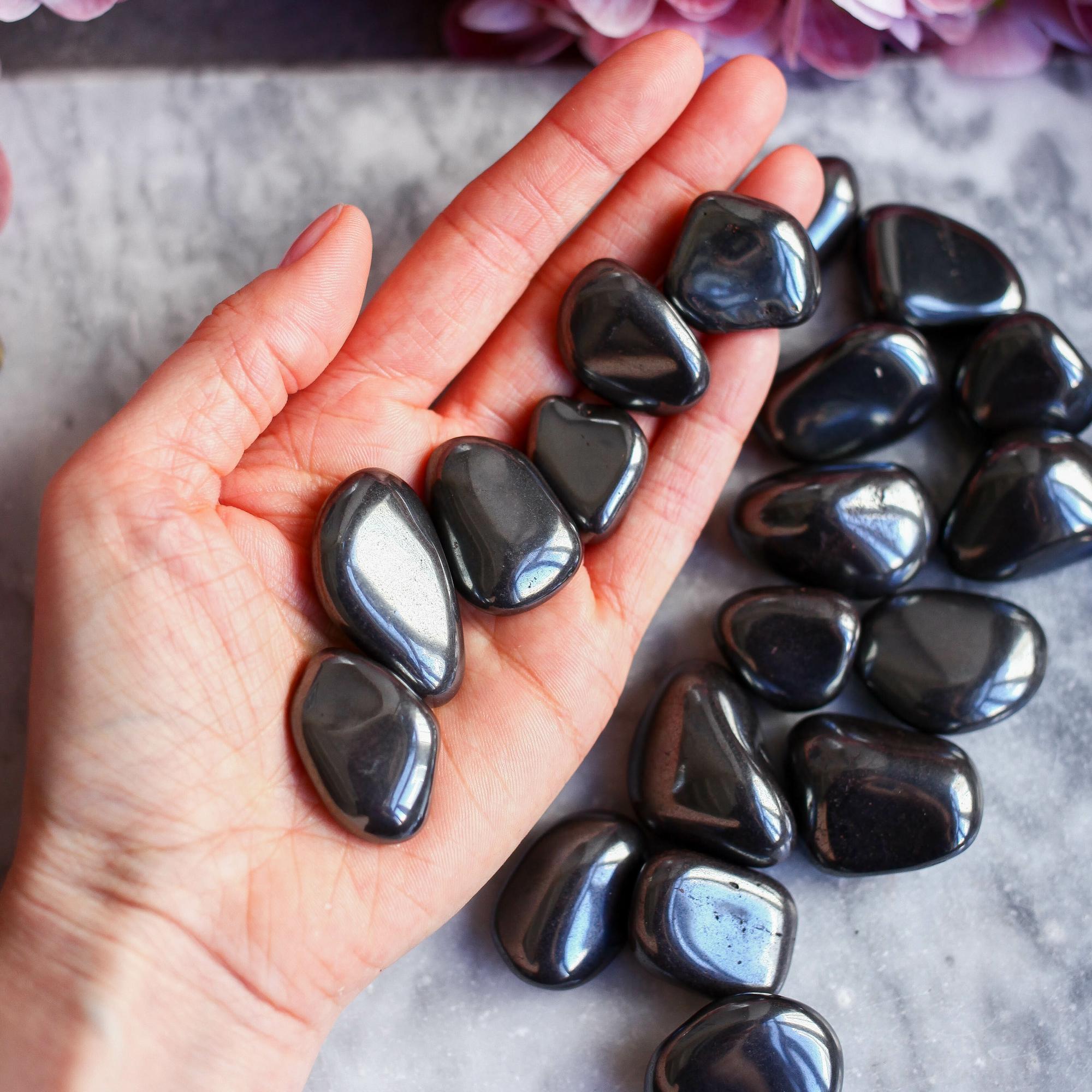 Галтовка гематита