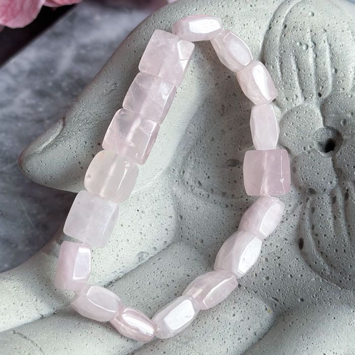 Браслет Розовый Кварц