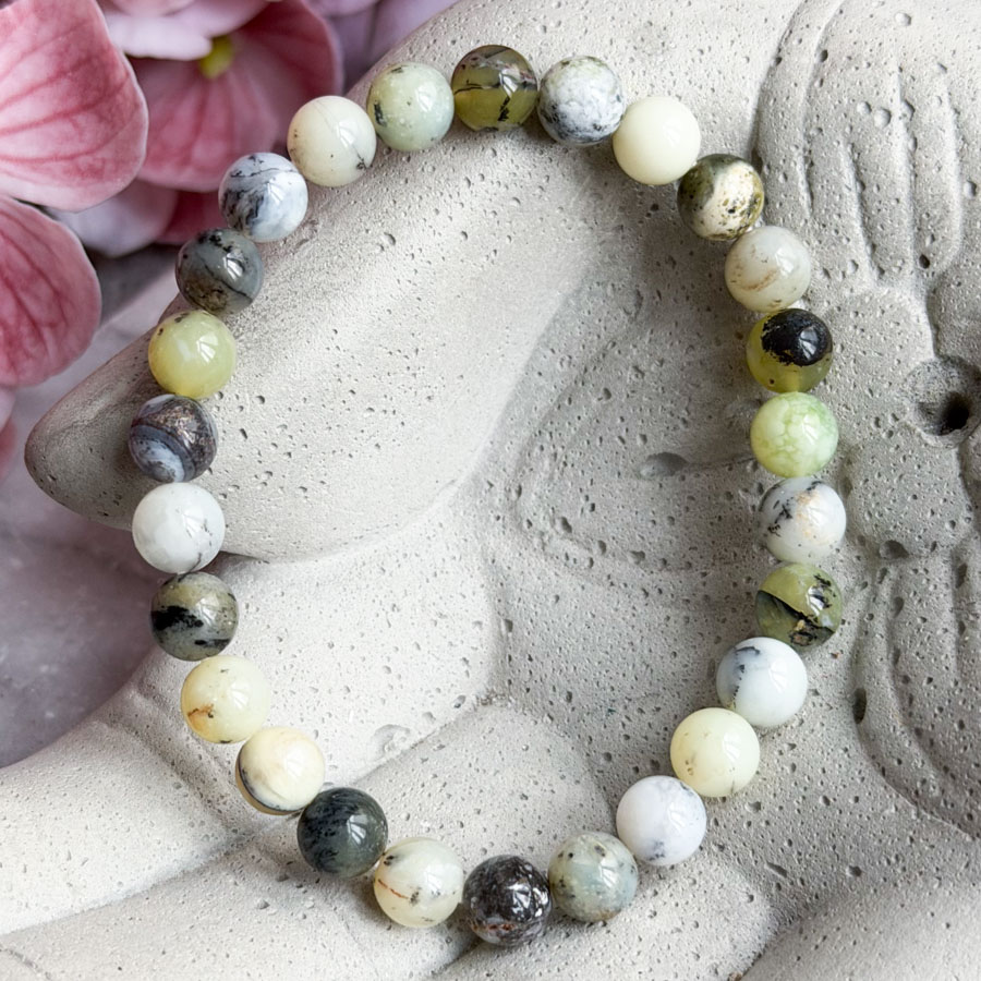 Браслет Зеленый Опал