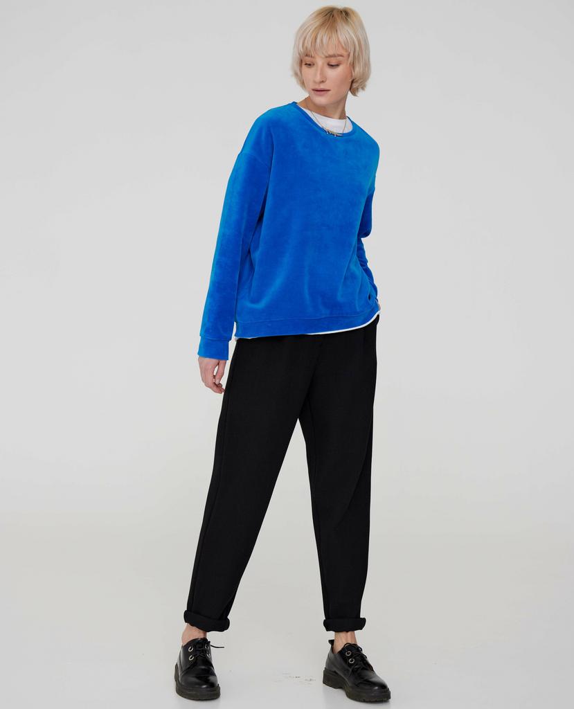 Брюки из рифленой шерсти трикотажного крепового плетения UNISEX