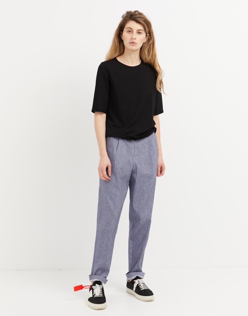 Летние брюки в джинсовом стиле