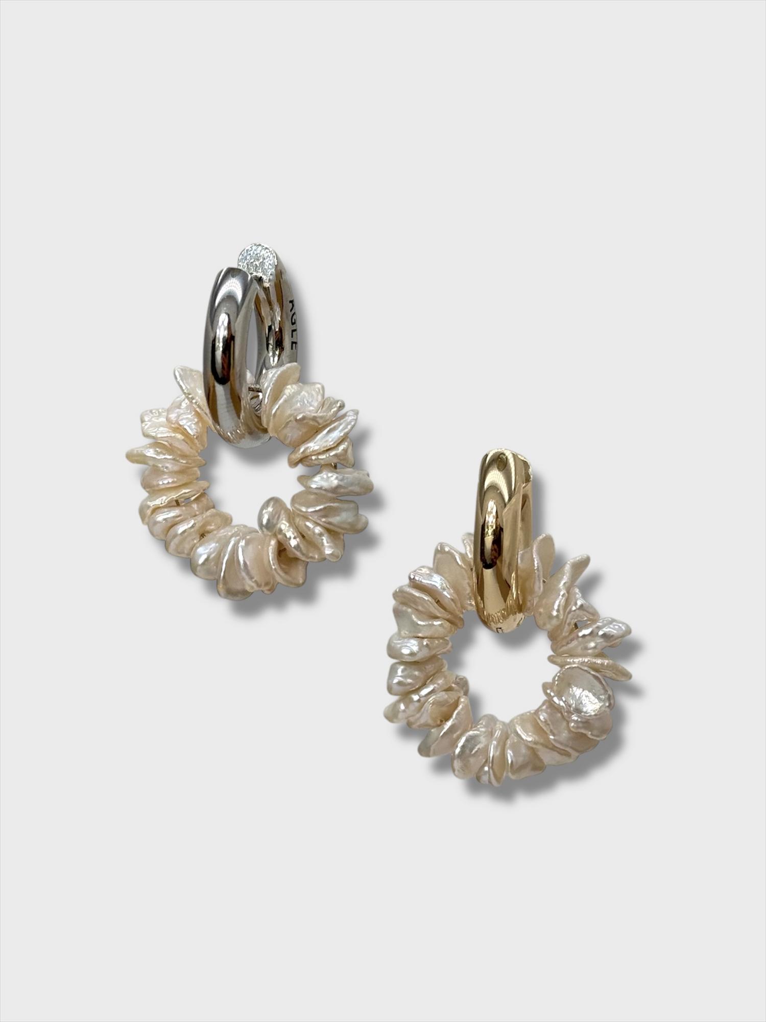 Кольцо из жемчуга кеши