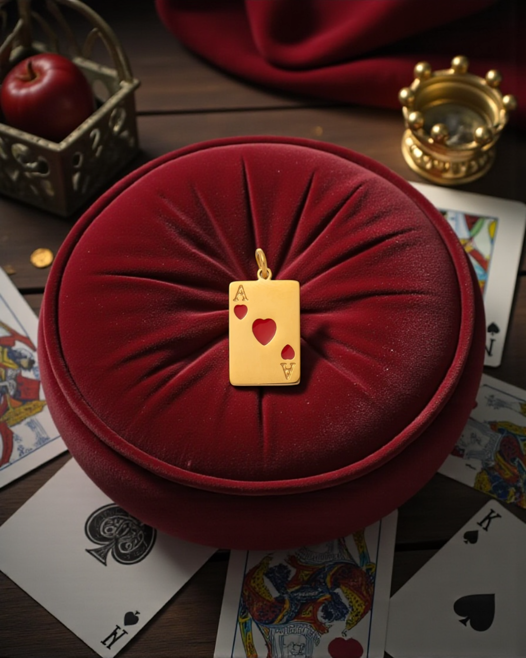 Карта "Червы" золото