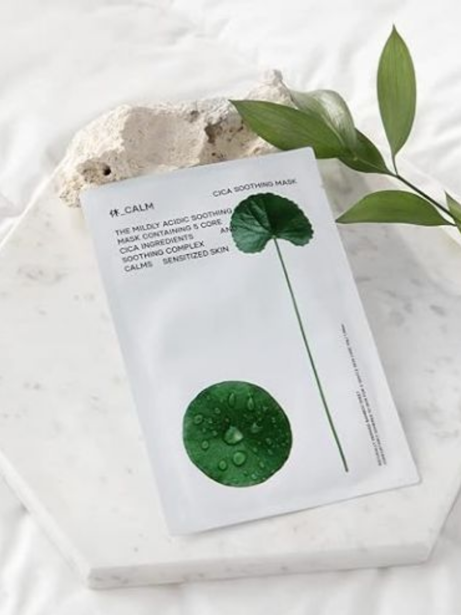 Успокаивающая тканевая маска HUE_CALM Cica Soothing Mask 1шт