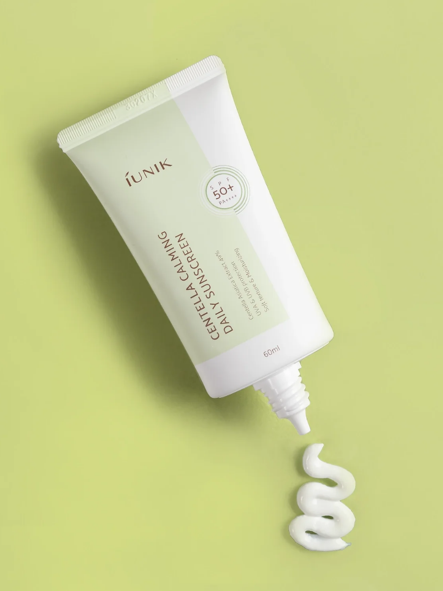 Успокаивающий солнцезащитный крем IUNIK Centella Calming Daily Sunscreen 60ml