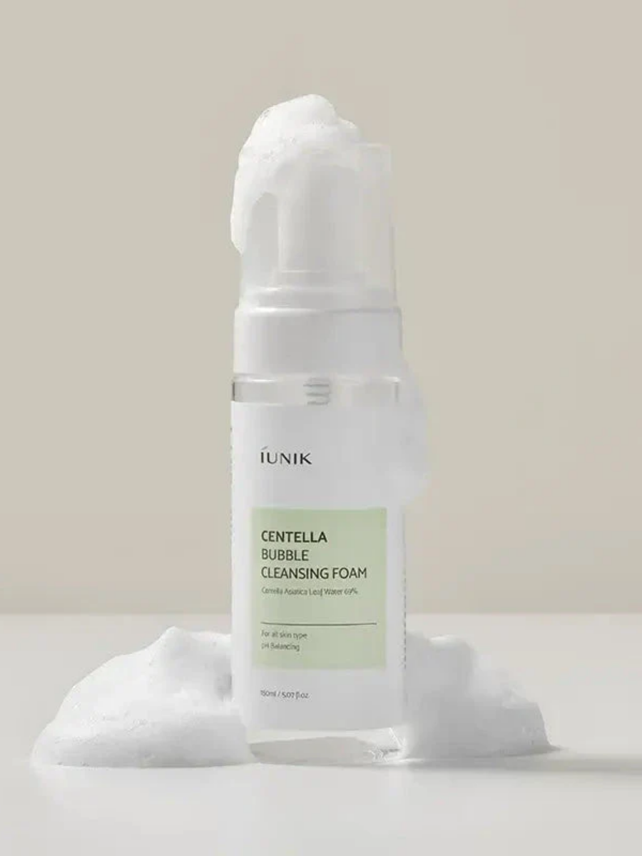 Пенка для умывания iUnik Centella Bubble Cleansing Foam 150ml