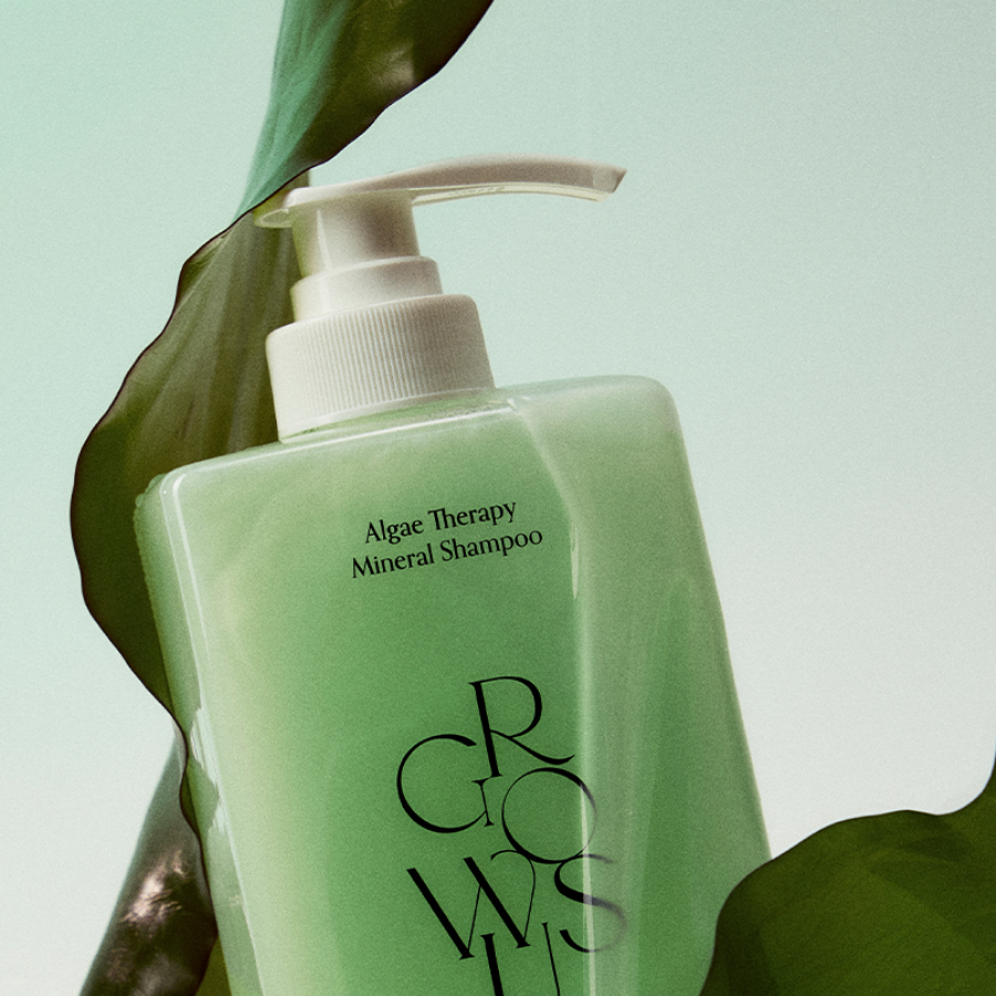 Минеральный шампунь с морскими водорослями GROWUS Algae Therapy Shampoo 500ml
