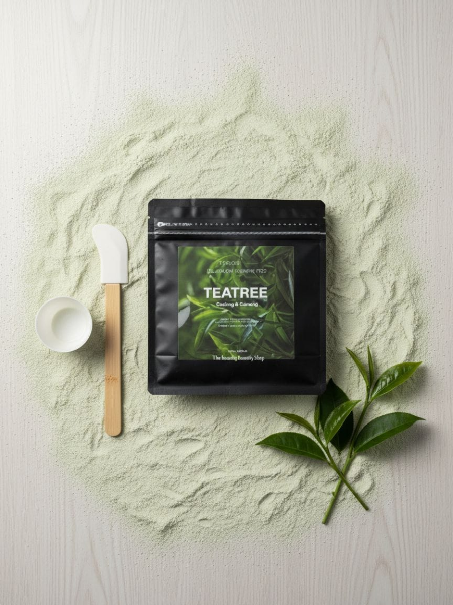 Альгинатная маска с чайным деревом LINDSAY Re:natural Modeling Cup Mask TeaTree 400g