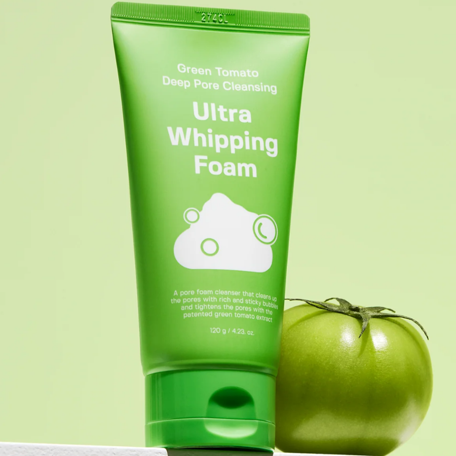 Глубоко очищающая пенка Sungboon Editor Green Tomato Deep Pore Cleansing Ultra Whipping Foam 120g