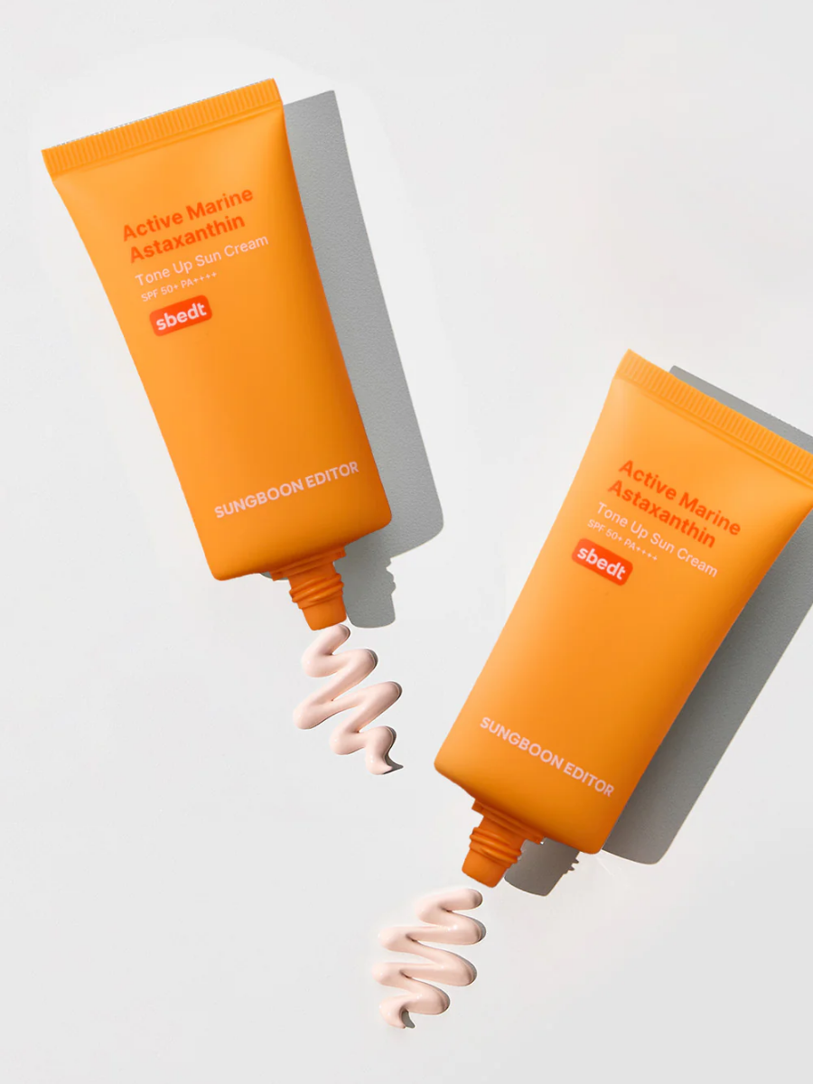 Тональный солнцезащитный крем SPF50+ PA++++ с морским астаксантином Sungboon Editor Active Marine Astaxanthin Tone Up Sun Cream 50 мл