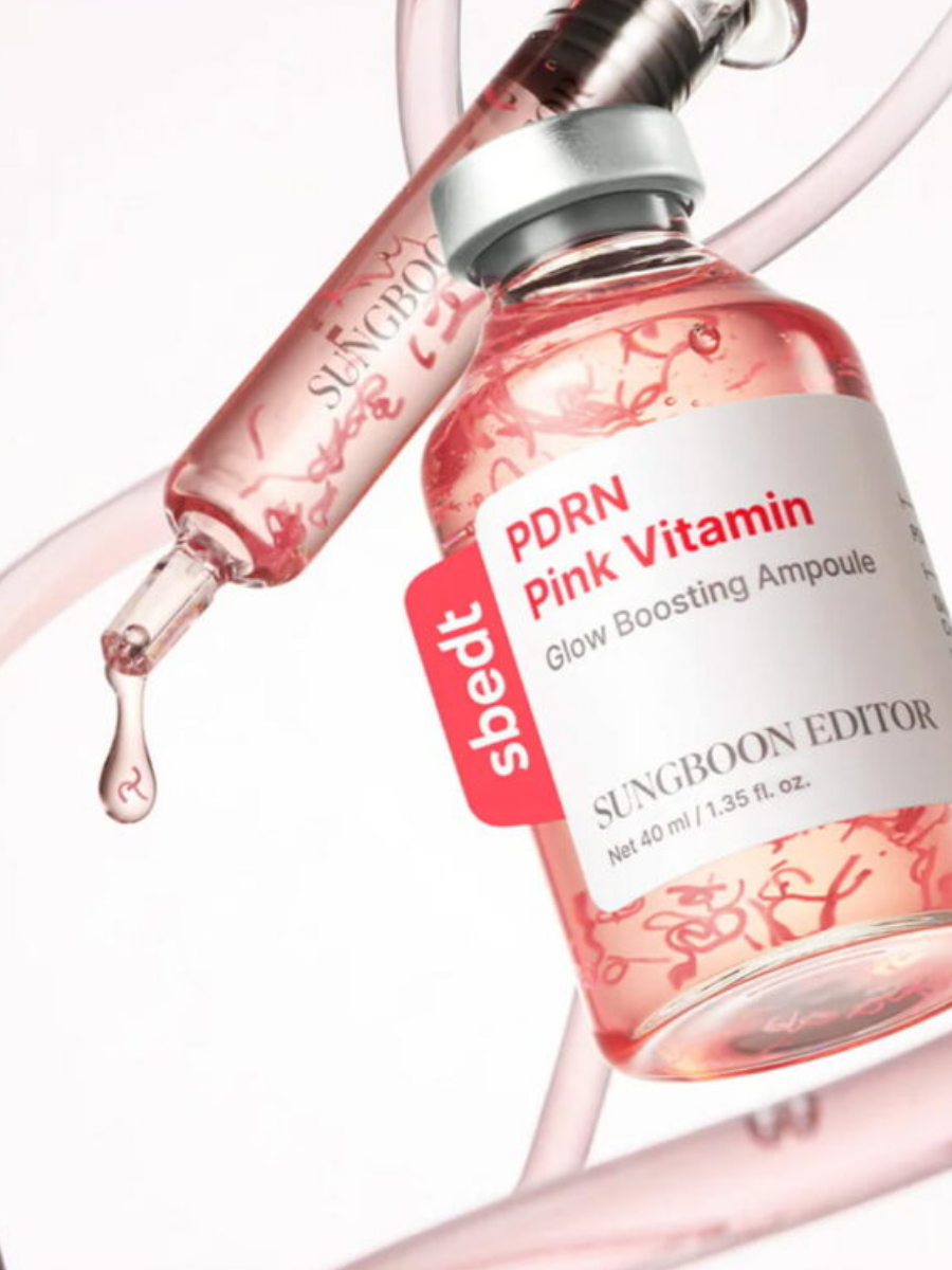 Интенсивная ампульная сыворотка с Pink PDRN и Vitamin B12 для сияния, восстановления и anti-age SUNGBOON EDITOR PDRN Pink Vitamin Glow Boosting Ampoule 40мл