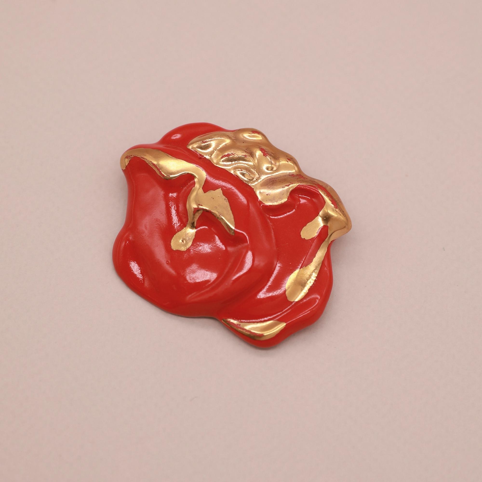 Брошь Метаморфозы Розы № 2.7