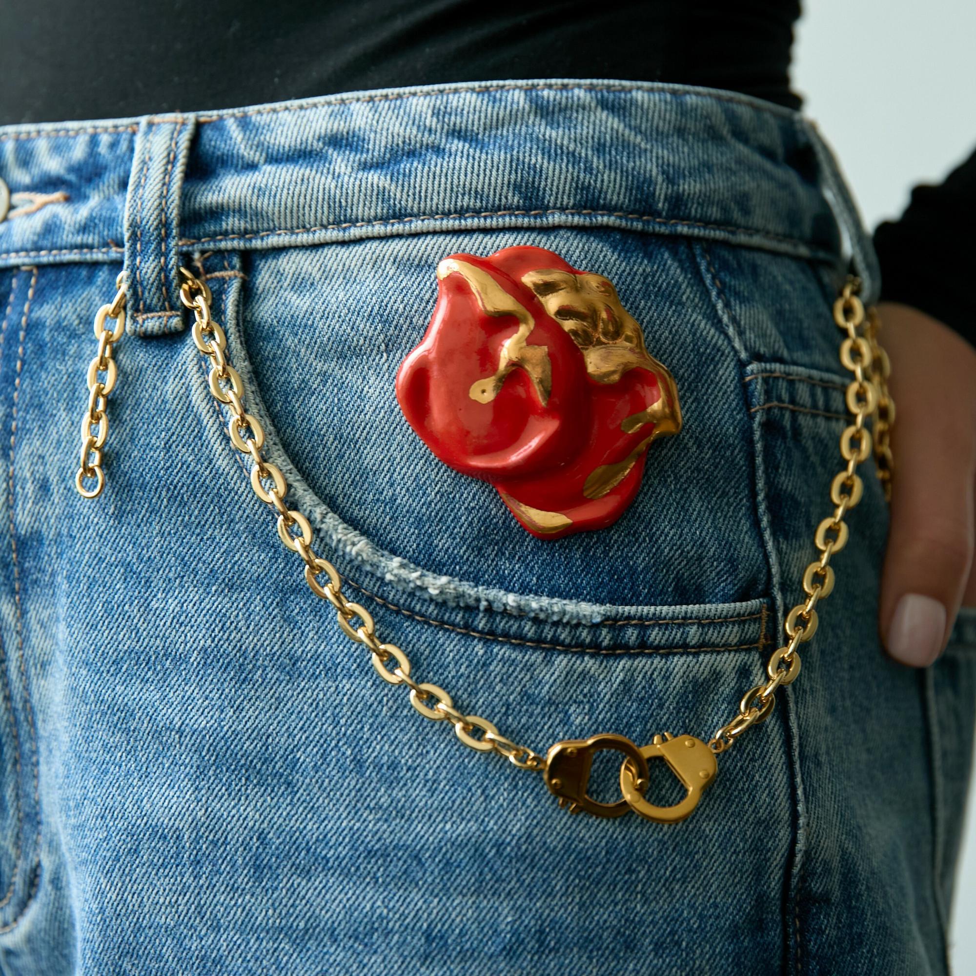 Брошь Метаморфозы Розы № 2.7