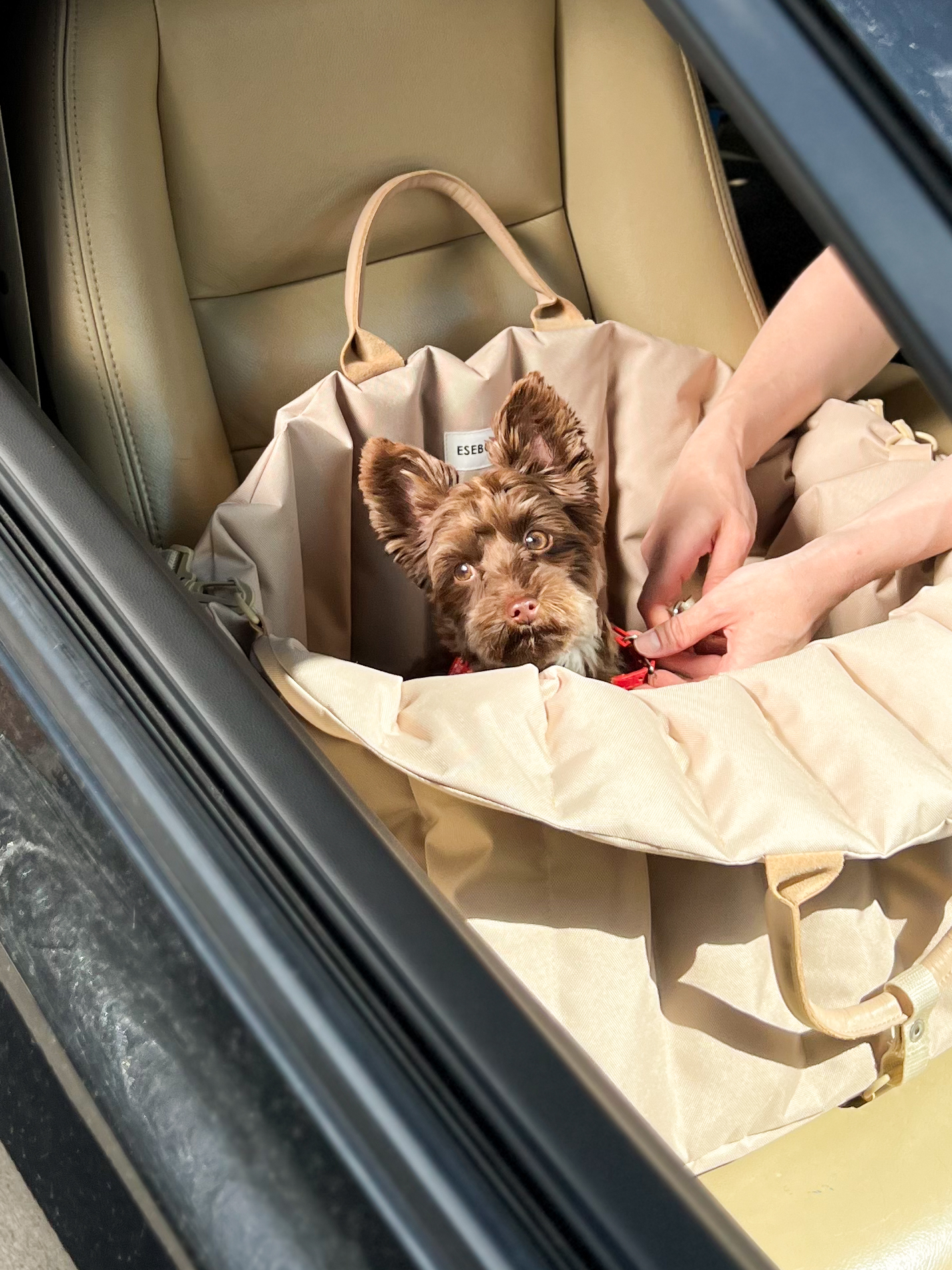 СУМКА-АВТОКРЕСЛО БЕЖЕВАЯ РАЗМЕР БОЛЬШОЙ