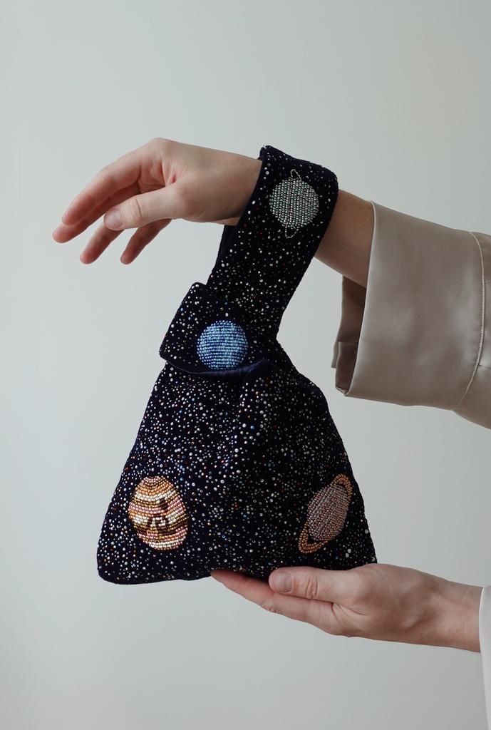 Japanese Knot Bag "Galaxy"