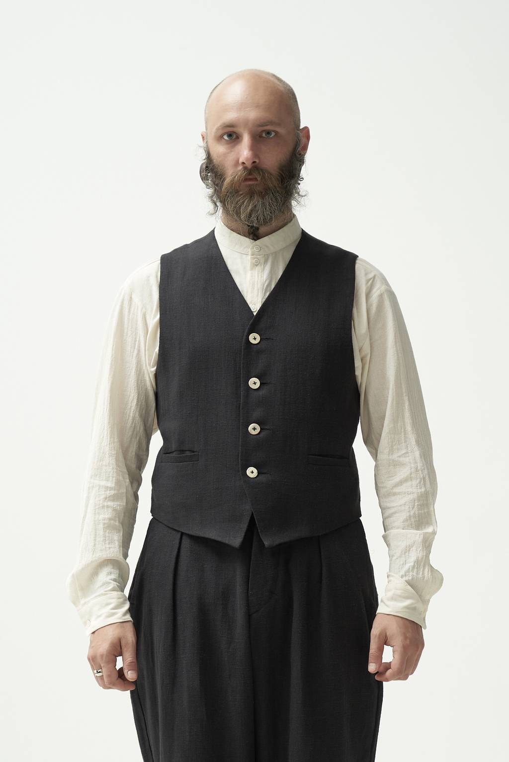 Dark grey vest