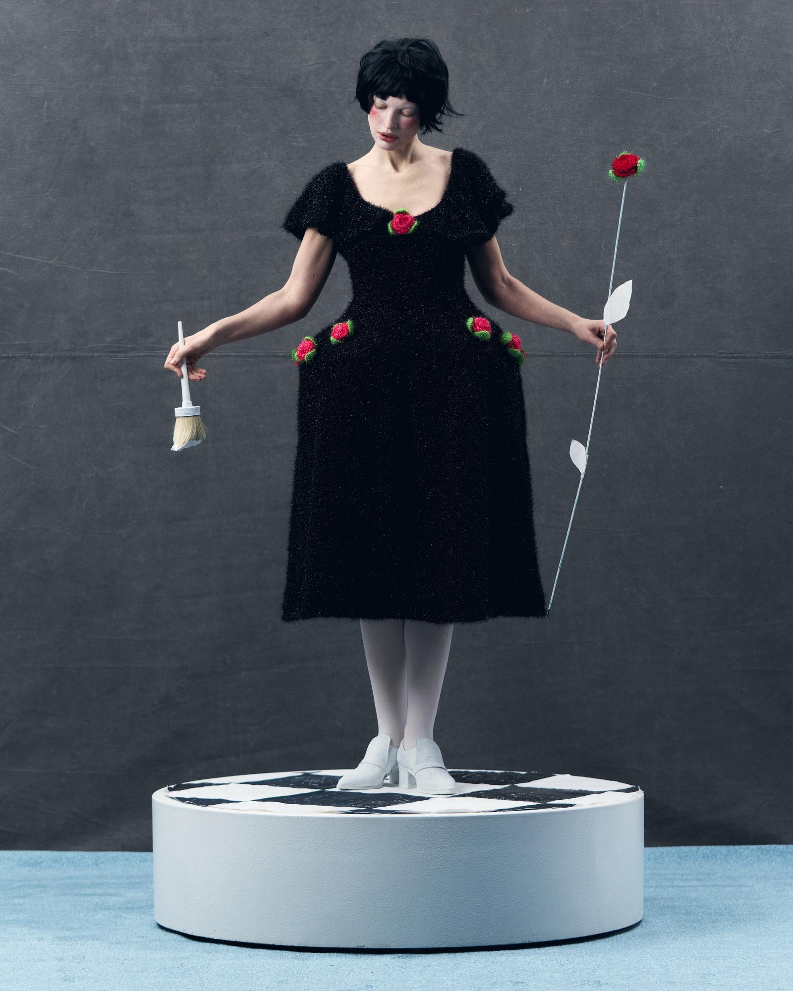 DRESS ALICE in WONDERLAND  ПЛАТЬЕ АЛИСЫ из ЗАЗЕРКАЛЬЯ