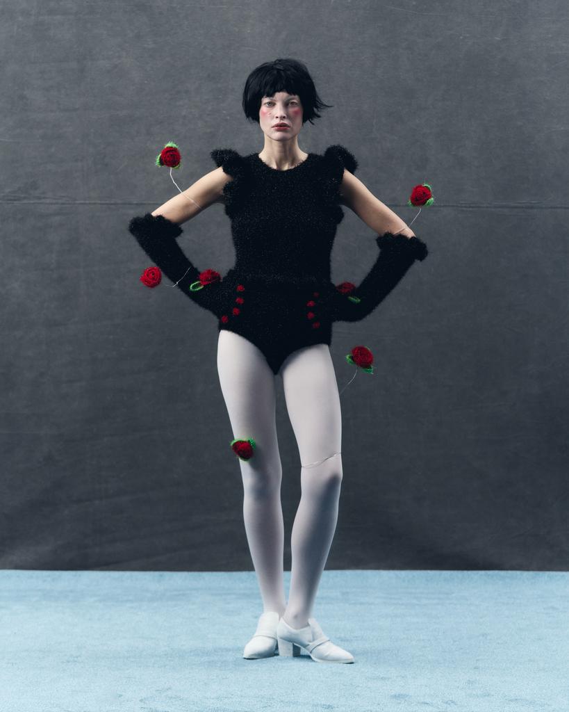 KNITTED SUIT with GLOVES ___КОСТЮМЧИК с ПЕЧАТКАМИ