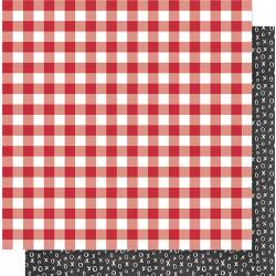 Лист бумаги Hello Love Kissing Booth Double-Sided Cardstock 12"X12" (3)