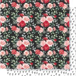 Лист бумаги Love & Adore Kissing Booth Double-Sided Cardstock 12"X12" (3)