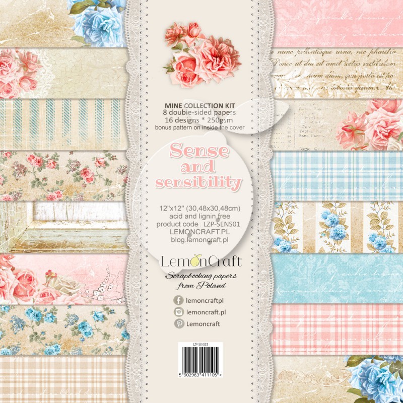 Набор бумаги 30*30 Sense and sensibility