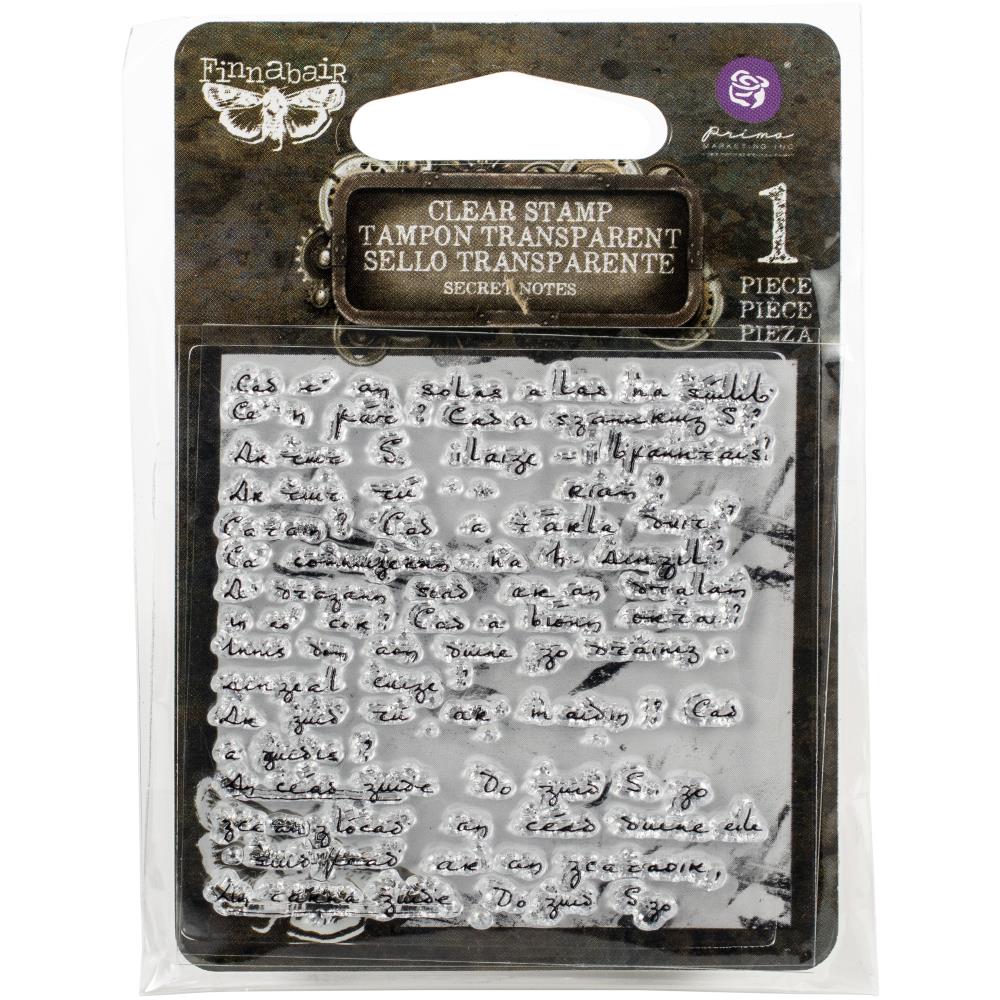 Штамп Secret Notes Finnabair Clear Stamp 2.5"X2.5"