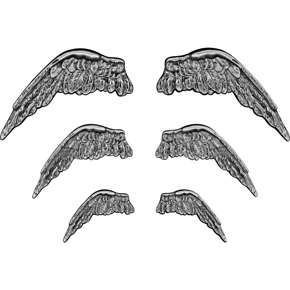 Крылья Idea-Ology Metal Adornments 1.5" To 2.75" 6/Pkg