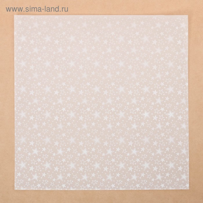 Калька декоративная «Звезды» , 30.5 х 30.5 см (1)