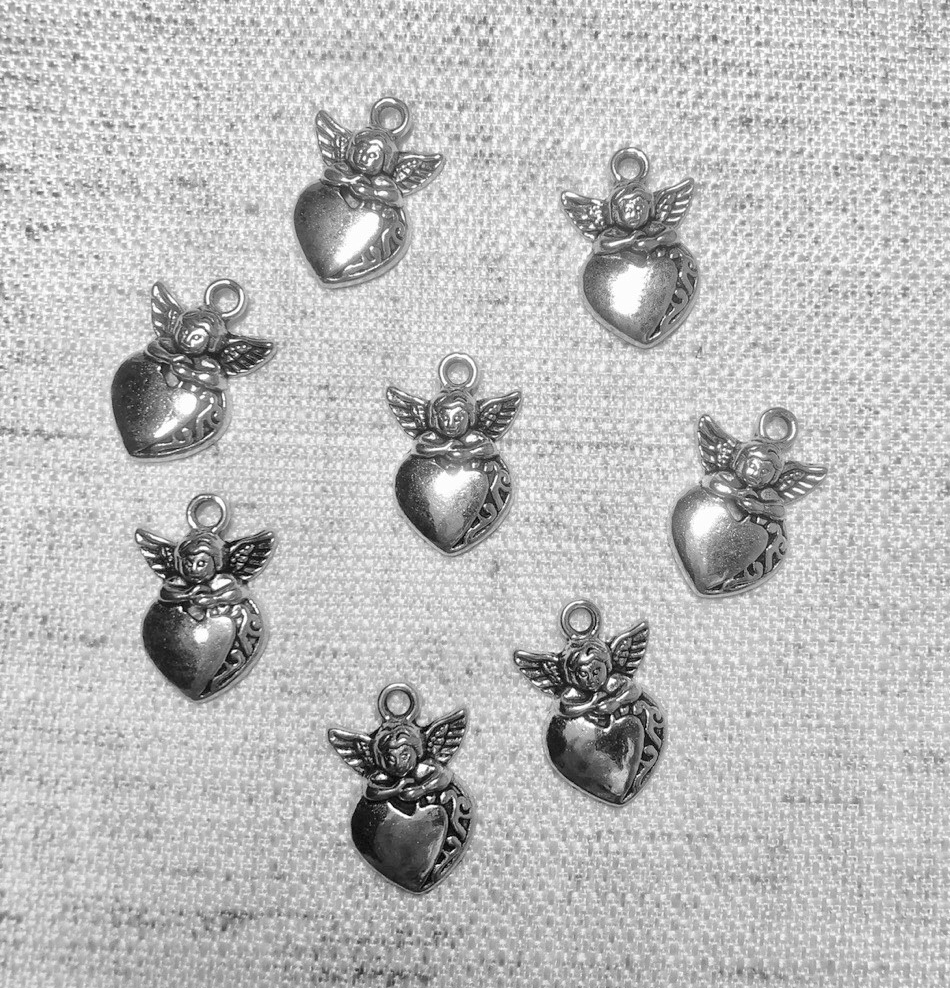 Подвеска Ангел с сердцем