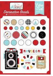 Брадс декоративные  Magical Adventure 2 Echo Park  25 + 4 Chipboard