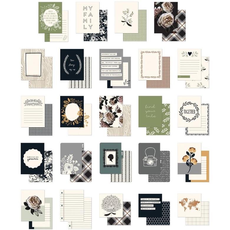 Двухсторонние журнальные карточки My Heritage 24 / Pkg