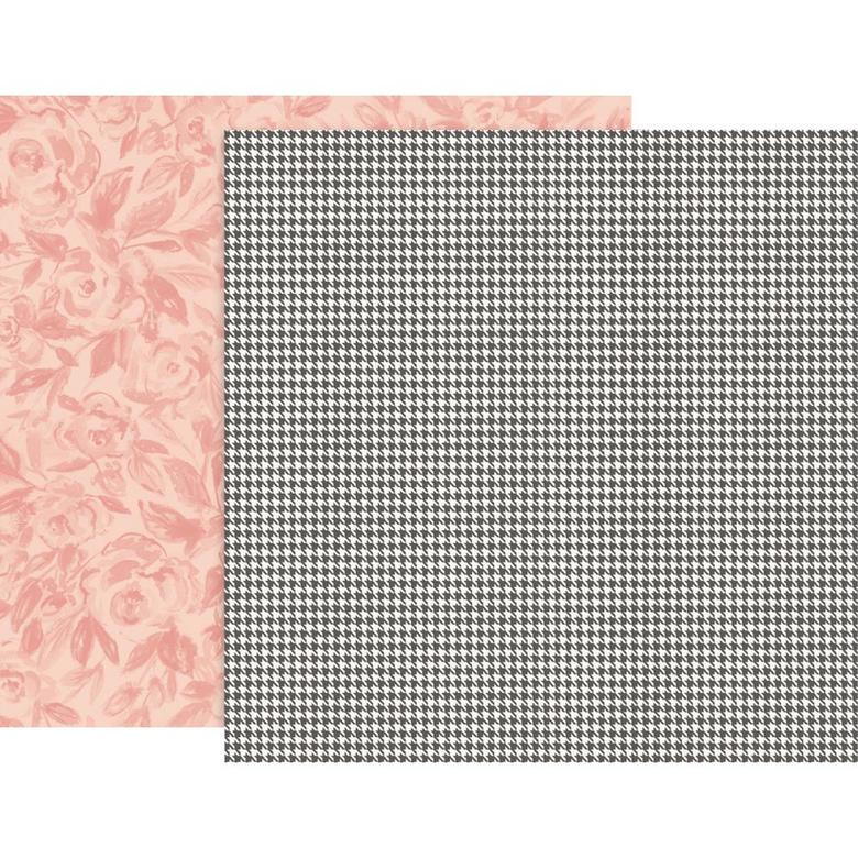 Лист Бумаги двусторонней Auburn Lane 09- Pink Paislee (2)