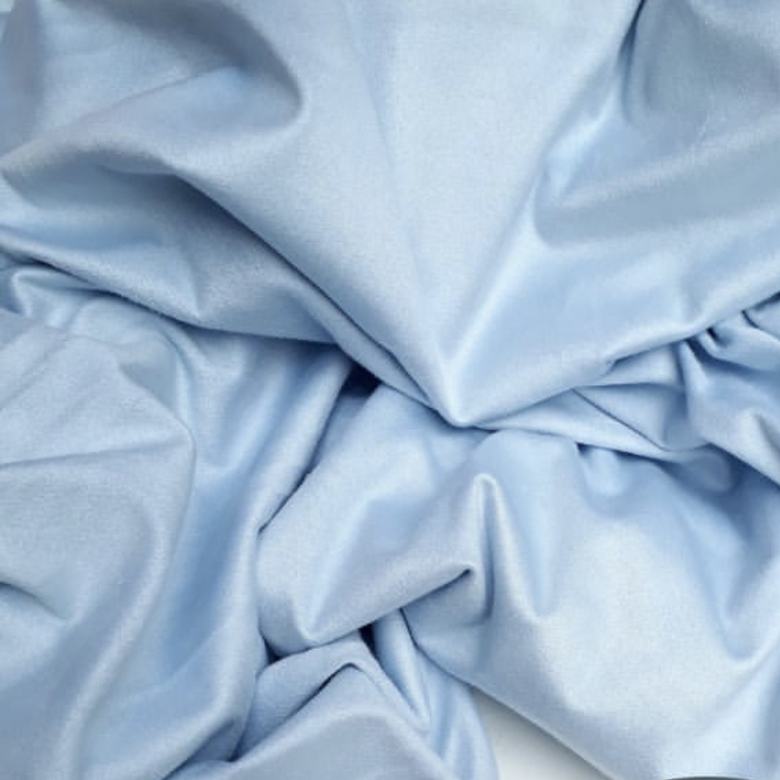 Замша двусторонняя цвет небесный 35*50